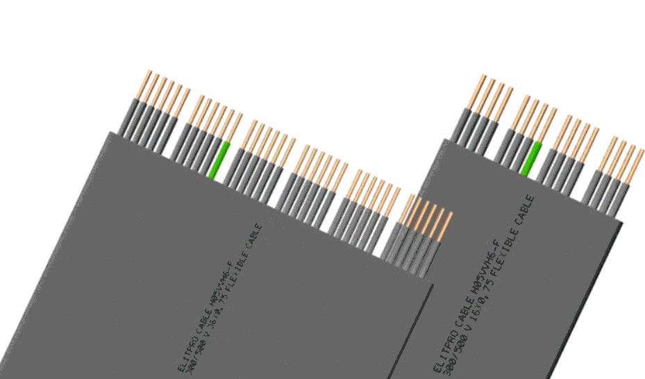 16x0.75 Asansör Yassı Flexible Kablo