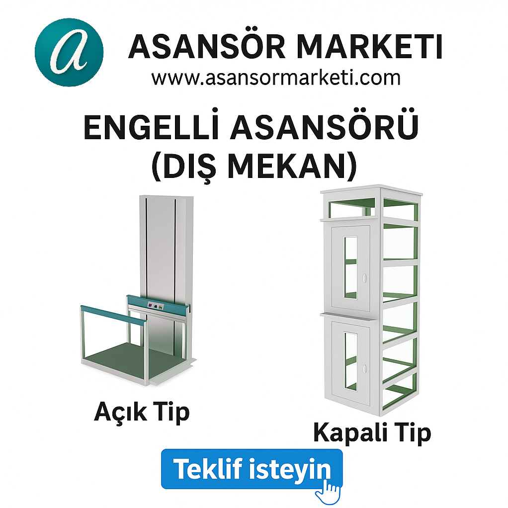 Dış Mekan Engelli Asansörü