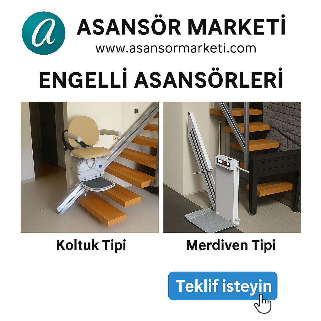 Koltuk / Merdiven Tipi Engelli Asansörü