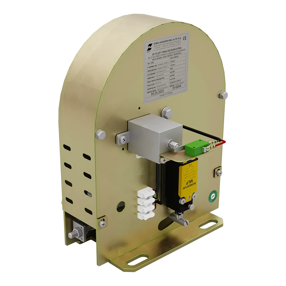 ZR21-200 UCM Asansör Hız Regülatörü